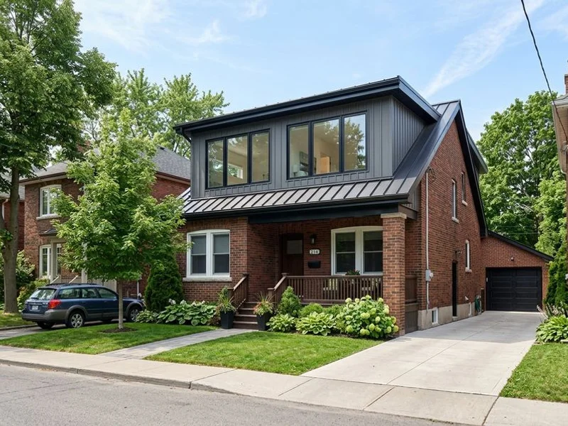 Completed second-storey home addition on a Toronto house