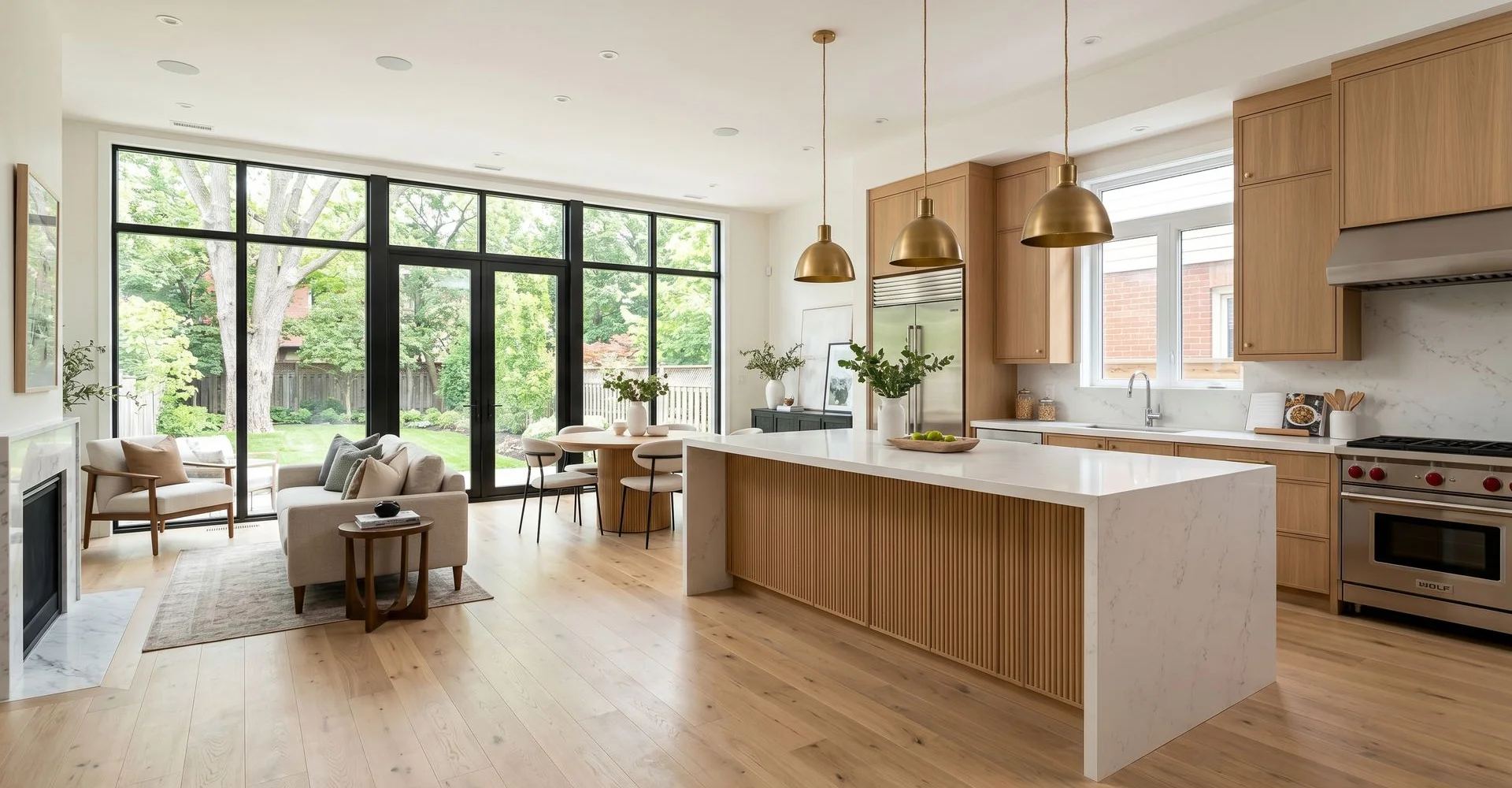Renovated open-concept Toronto home interior